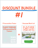 Discount Bundle 1: A Pronunciation Trainer and a Word List