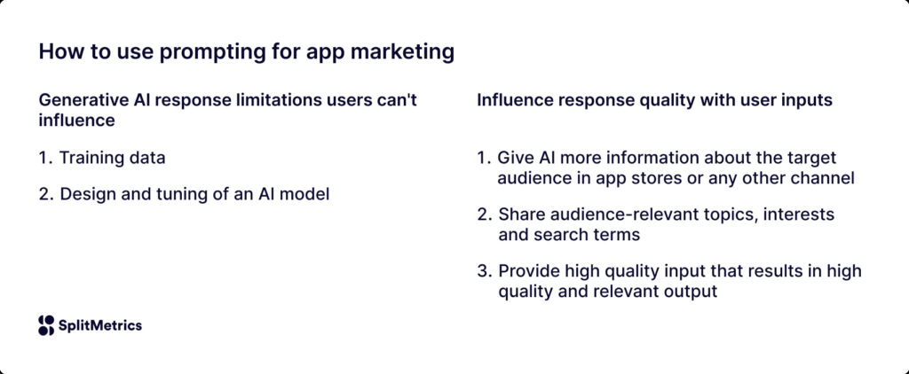 How to use prompting for app marketing