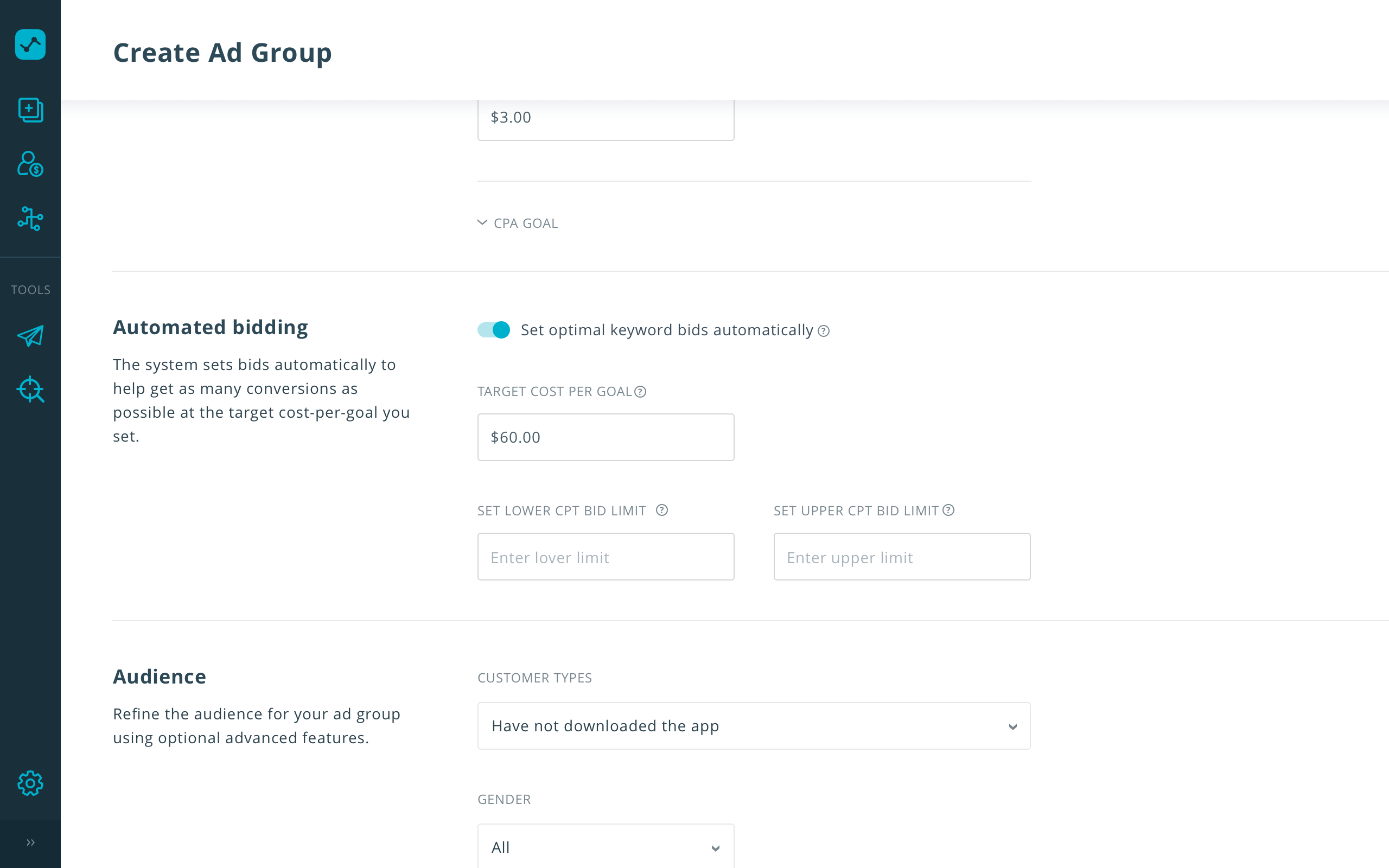 Automated Bidder for Apple Ads