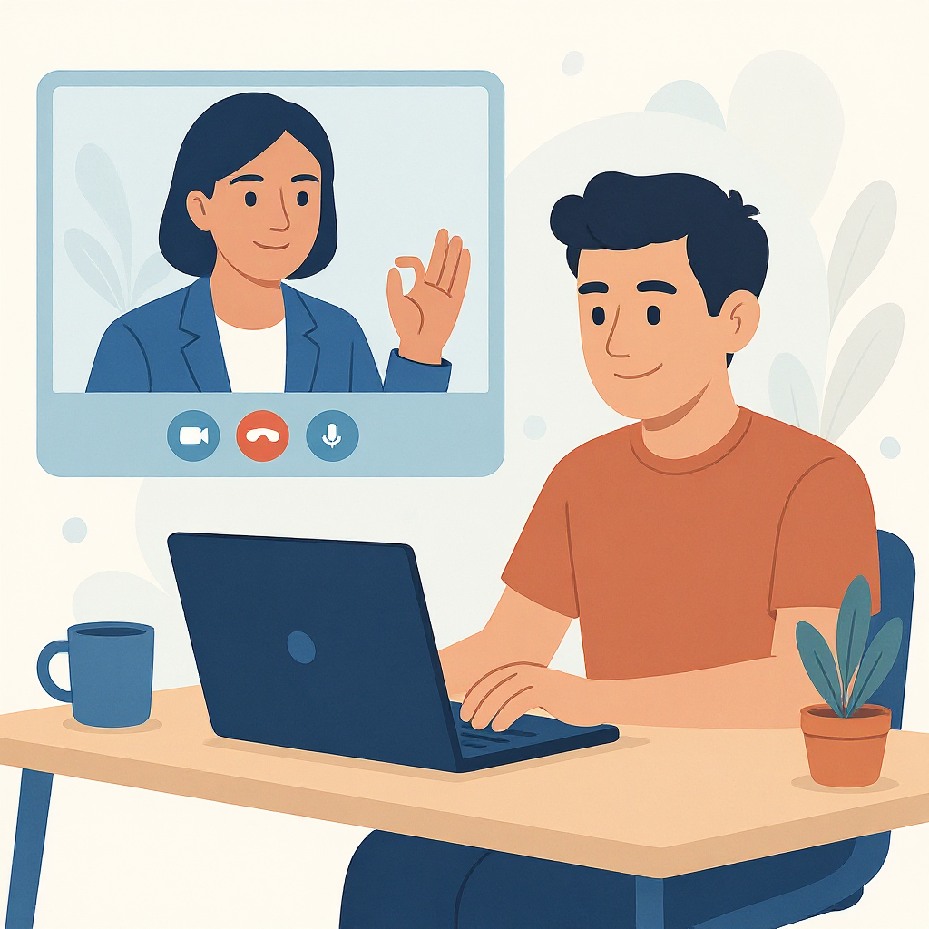 Fluent Forever Live Online Coaching Illustration