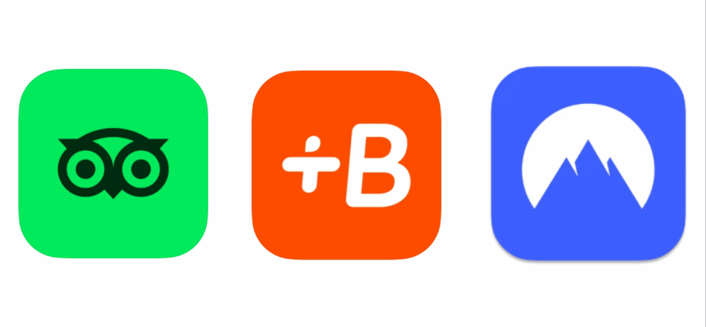 Various styles of iOS app icons